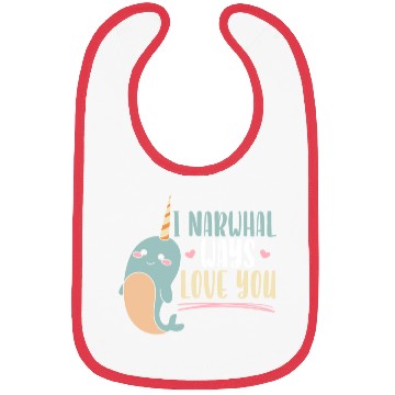 Discover I Narwhal Ways Love You Unicorn Of The Sea Animal Bibs