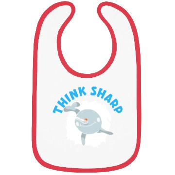 Discover Think Sharp Narwhal Unicorn Of The Sea Animal Bibs
