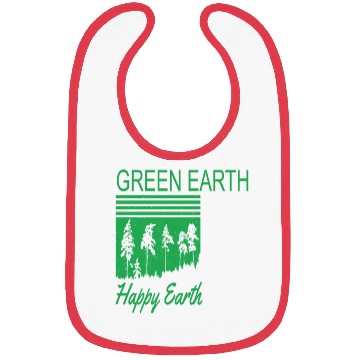 Discover Green Earth Happy Earth Earth Protection Support Bibs