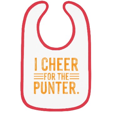 Discover I Cheer For The Punter Bibs