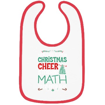 Discover Math Teacher Christmas Cheer Bibs