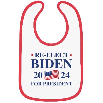 Discover Re-Elect Biden For President 2024 Bibs