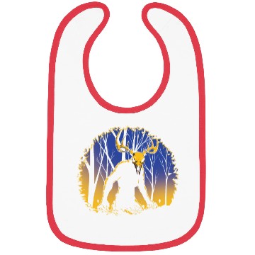 Discover Wendigo Folk Creature Forest Cryptid Halloween Bibs
