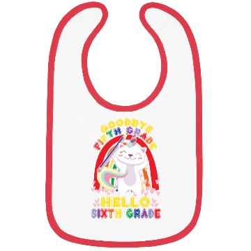 Discover Goodbye 5th Grade Hello Sixth Grade Student Bibs