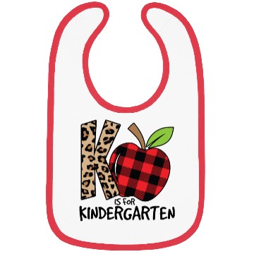 Discover K Is For Kindergarten Cheetah Back To School Bibs