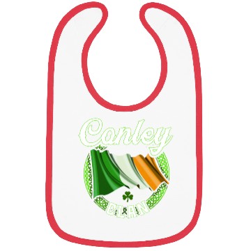 Discover Conley Surname Irish Last Name Ireland Flag Bibs