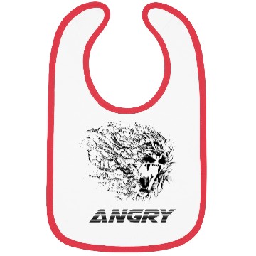 Discover lion face dessign Bibs