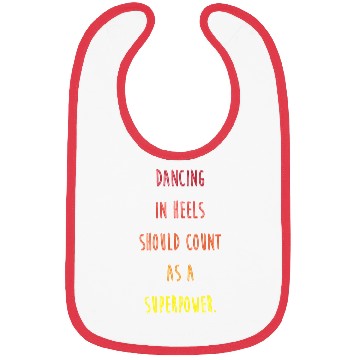 Discover Funny Dancer Dancing In Heels Ballroom Dance Bibs