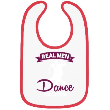 Discover Funny Dancer Real Men Dance Ballroom Bibs