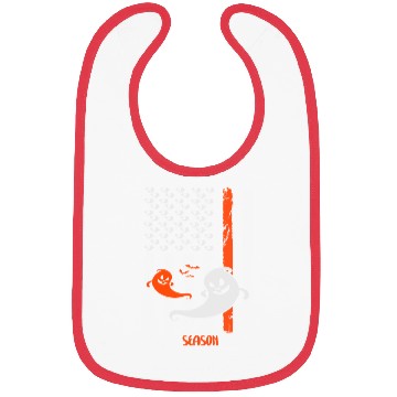 Discover Groovy Halloween Spooky Season Squad US Flag Bibs