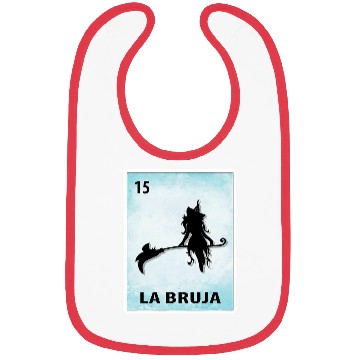 Discover La Bruja Mexican Witch Cards Halloween Bibs