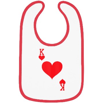 Discover King of Hearts Playing Card Halloween Costume Tank Bibs