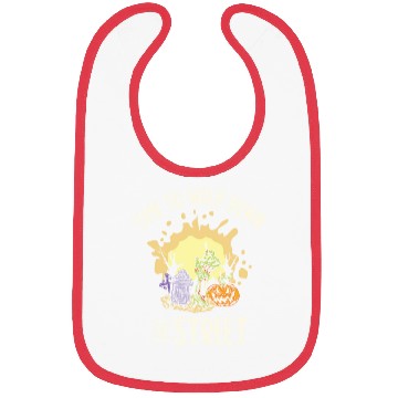 Discover Retro Vintage Halloween Scary Lantern Horror Bibs