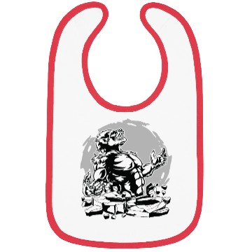 Discover Halloween Monster Line Art Werewolf Horror Bibs