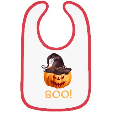 Discover Halloween Pumpkin Bibs