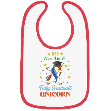 Discover Yes I'm a fully Graduate Unicorn Bibs