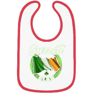 Discover Garrett Surname Irish Last Name Ireland Flag Bibs