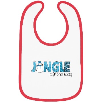 Discover Jingle all the way sublimation Bibs