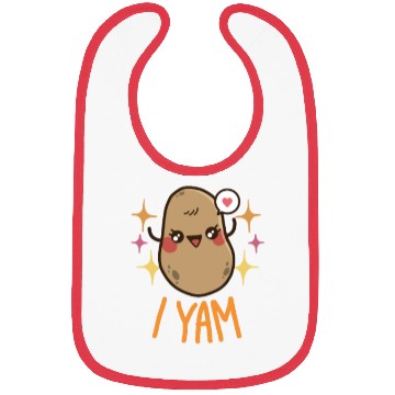 Discover She's My Sweet Potato - I Yam Bibs