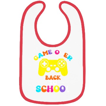 Discover Console Joystick Over Back To School Math Teacher Bibs