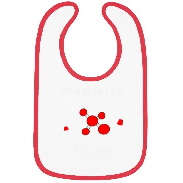 Discover Red Chemistry Science Lab Organic Chem Squad Bibs