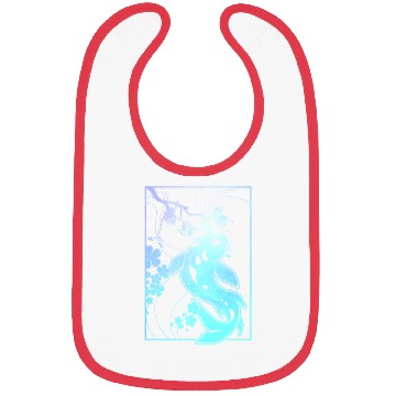 Discover Koi Pastel Goth Cherry Blossom Bibs
