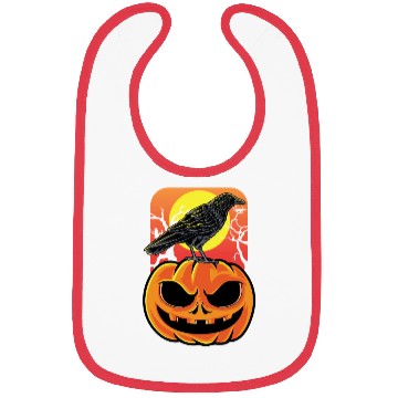 Discover Crow Halloween Bird Watcher Gift Bibs