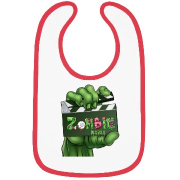 Discover the end of time it's zombies night Bibs