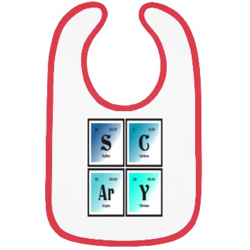 Discover Scary | Periodic Table of Elements Bibs