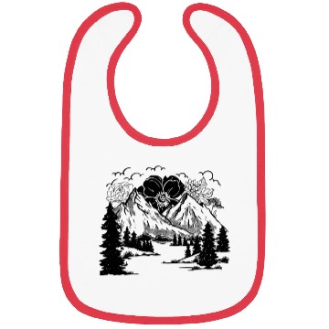 Discover Nature Lover Mountains Forest Hiking Hiker Bibs