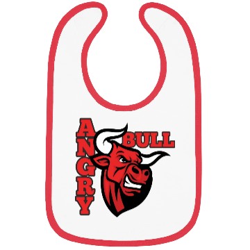 Discover Angry bull Face Bibs