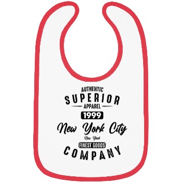 Discover New York City Born In 1999 Vintage Birthday Bibs