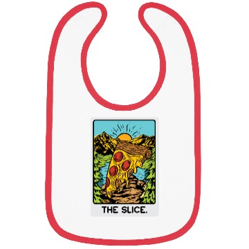 Discover The Slice Pizza Lover Gift Bibs