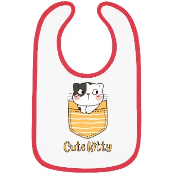 Discover Cute Kitty Cat Bibs