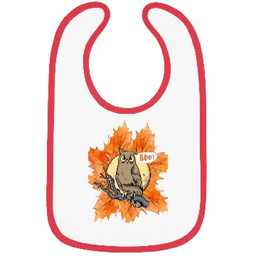 Discover fall halloween Bibs cute owl