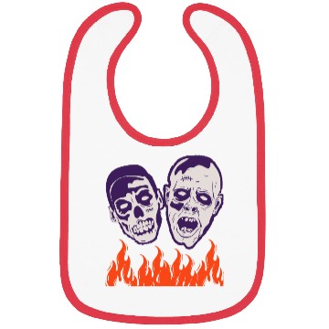 Discover Fine Graphic Halloween Zombie Funny Bibs