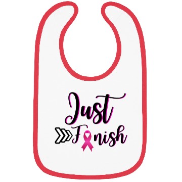 Discover Just Finish-Pink for the Cure Bibs