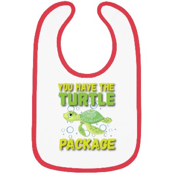 Discover You have the Turtle Package Bibs