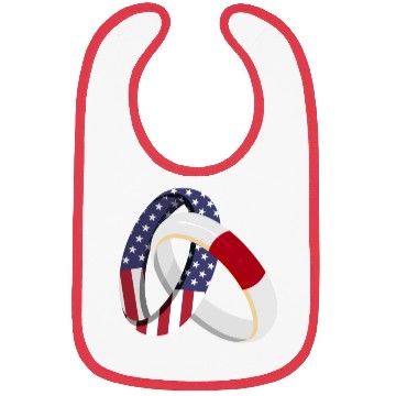 Discover Japan American Ring Heritage Flags Bibs