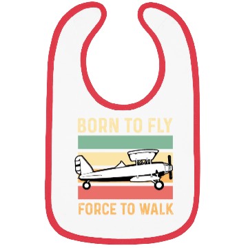 Discover Forced to Walk Aircraft Mechanic Gift Bibs