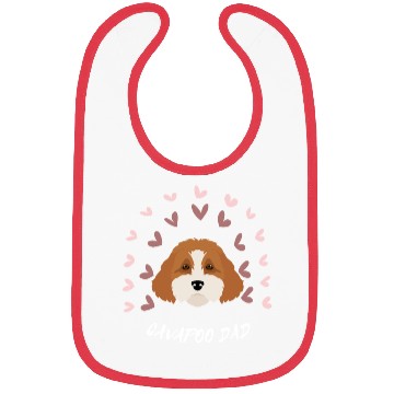Discover CAVAPOO Dad. Cute cavapoo puppy. Dog Lover Bibs