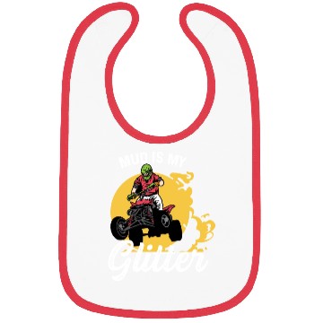 Discover Mud is Glitter Fearless or Brave Gift Bibs