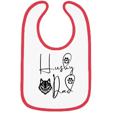 Discover Husky dad Bibs
