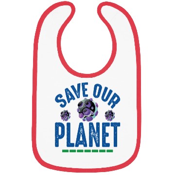 Discover Save Our Planet Earth Protection Support Bibs