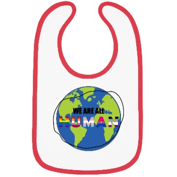 Discover we are all human Bibs