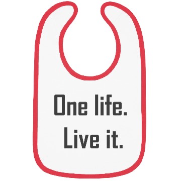 Discover One life live it – your heart beats for adventure Bibs