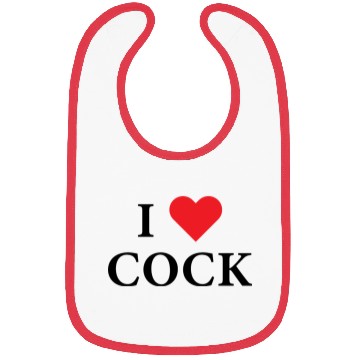 Discover I Love Cock Bibs