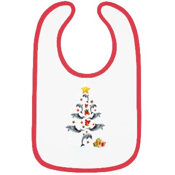 Discover Giraffe Christmas Tree Giraffe Xmas Funny Gift Bibs
