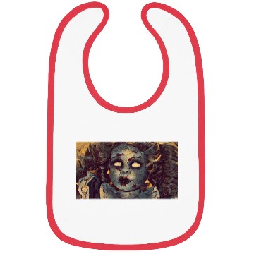 Discover Creepy Haunted Doll Melting Bibs