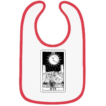 Discover WTF - The Moon Tarot Card Bibs